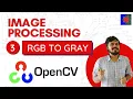 Image Processing using OpenCV Part 3 Converting RGB image to Grayscale