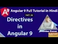 Directives in Angular 9 Angular 9 Full Tutorial in Hindi