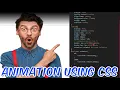 How to make a circle animation using HTML CSS