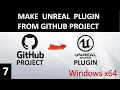 Unreal plugin from GitHub project - Setup a Plugin