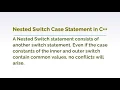 Nested Switch Case Statement-C Programming-Tamil