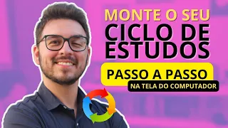 4 PASSOS PARA MONTAR SEU CICLO DE ESTUDOS PARA QUALQUER CONCURSO