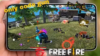 CODE + SKORP gun Only in solo vs squad II full gameplay video #freefire