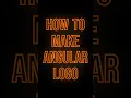 How To Make Angular Logo Html Css