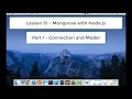 How to use Mongoose with Node js - Part One