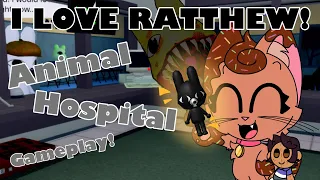 I LOVE RATTHEW! || Roblox Animal Hospital Gameplay
