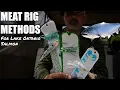 How to Fish Meat Rigs for Lake Ontario Salmon Trolling with Divers Downriggers Wire Line