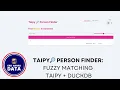Fuzzy Matching App with TAIPY and DuckDB