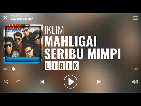 Download MP3 Iklim - Mahligai Seribu Mimpi [Lirik]