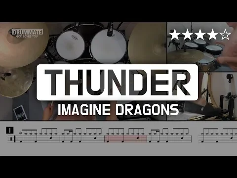 Download MP3 [Lv.14] Thunder - Imagine Dragons (★★★★☆) Pop Drum Cover