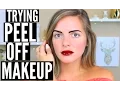 TRYING PEEL OFF MAKEUP TEST IT OUT THURSDAY Casey Holmes
