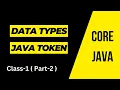 Core Java class-1 Java Data Types Part-1