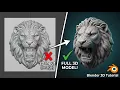 Convert 2D Photos to 3D Models in Blender 2