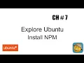 CH Install NPM and Angular CLI in Linux Ubuntu VM to run Angular Applications