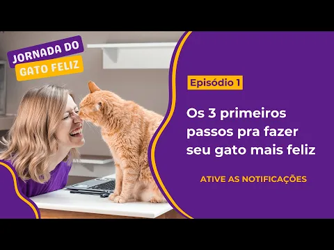 Download MP3 Episódio 01 - Os 3 primeiros passos para fazer seu gato mais feliz - Jornada do Gato Feliz