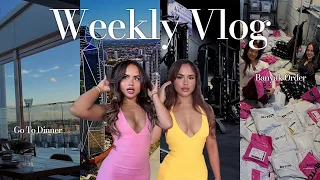 WEEKLY VLOG Busy Packing Orders Gym Dinner