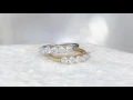 1 00 cttw 5 Stone Diamond Band Ring 14K Gold by Affinity on QVC