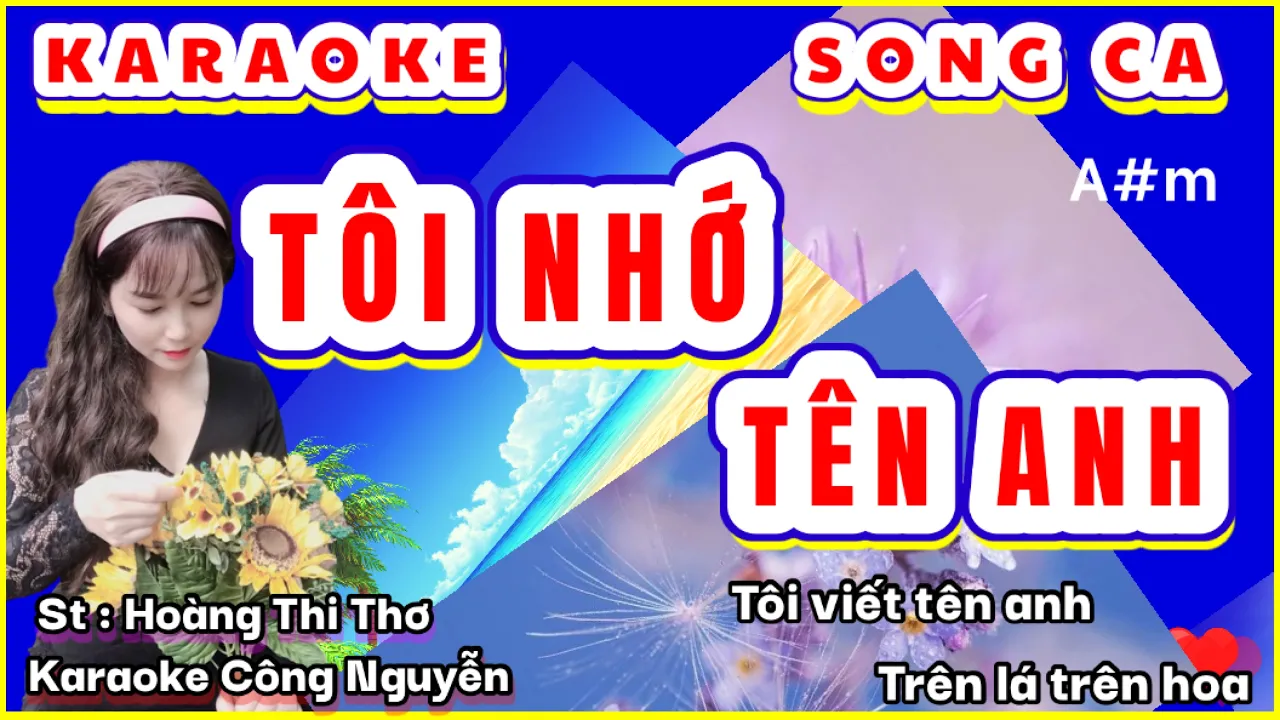 Karaoke | Tôi Nhớ Tên Anh | Song Ca