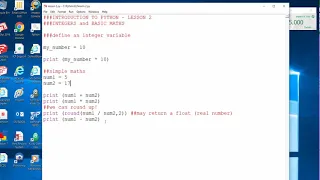 An Introduction to Python - Lesson 2