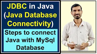 JDBC Java Database Connectivity Steps to Connect Java with MySql Database by Deepak