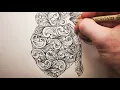 Scrollwork BEE Meditation by Shaun Hughes