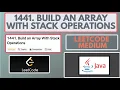 Leetcode 1441 Build an Array with Stack Operations Medium Java Solution