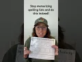 The easiest and most effective way to teach spelling