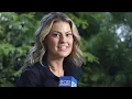 Amanda Balionis shares wholesome moment with NFL star after taking a break from her golf job