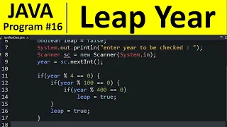 Java Program - Check Leap Year in Java