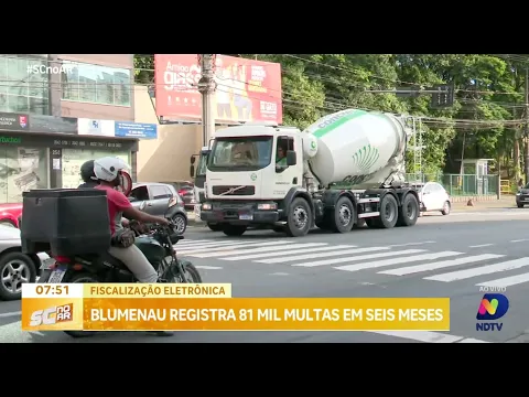 Blumenau: fiscalização eletrônica e novos horários de ônibus começam a valer nesta segunda