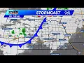 Timing of widely scattered storms as cold front comes through Nebraska Friday - August 21 2025