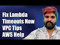Fixing Lambda Timeout Issues After Adding VPC Configurations in AWS