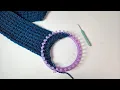 How to Loom Knit the Urban Scarf DIY Tutorial