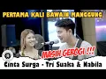 Download Lagu Moment Pertama Kali Bawain Lagu Cinta Surga - Tri Suaka \u0026 Nabila (Live)