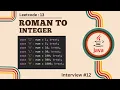 Roman to Integer Leetcode 17 Java Tamil