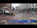 Sinkholes Caused Road Closures Light Rail Service Suspended In Baltimore