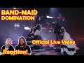 Musicians react to hearing BAND-MAID / DOMINATION (Official Live Video)!