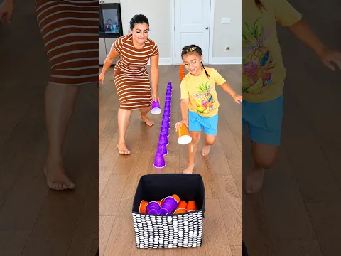 Quien Ganara esta Carrera de Vasos #shorts