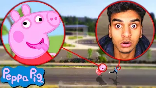 If You See FUNNY PEPPA PIG IN REAL LIFE, RUN AWAY FAST!! *TRY NOT TO LAUGH*