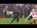 Lamar jackson breaks 49ers ankles like a running back