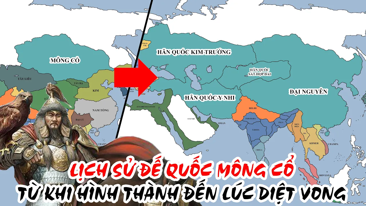 Lịch sử Đế quốc Mông Cổ - Từ khi hình thành đến lúc suy vong | Lịch sử Thế Giới | Tóm Tắt Lịch Sử