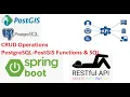36 - 19 Spring Data JPA REST API Hibernate Spatial JPQL SQL PostgeSQL PostGIS Web GIS Map
