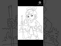 Little Krishna coloring worksheets