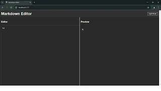 Markdown Editor using React