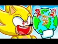 Turning Into SUPER SONIC To EAT THE WORLD in Roblox