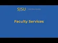 SJSU Writing Center Faculty Services