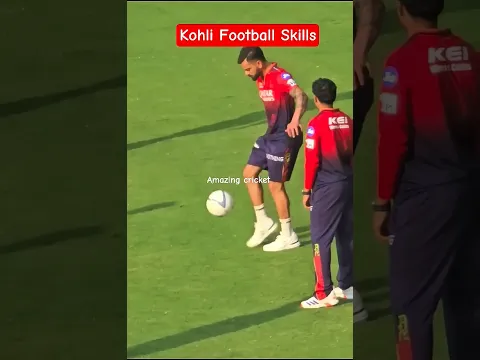 Virat Kohli football skills #shorts #viratkohli #rcb #ipl