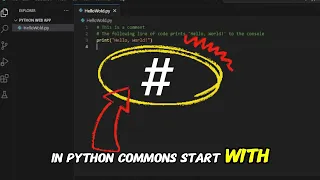 Python Programming Tutorial Hello World and Comments
