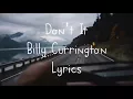 Don’t It Billy Currington Lyrics