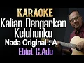 Download Lagu Kalian Dengarkan Keluhanku (Karaoke) Ebiet G Ade/ Nada Asli/ Original Key A /Male Key